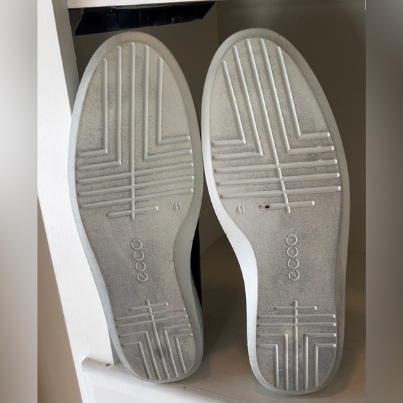 ECCO Women’s Soft 9 Quilted Leather Clog Sneakers Size EU 41 - Picture 9 of 12